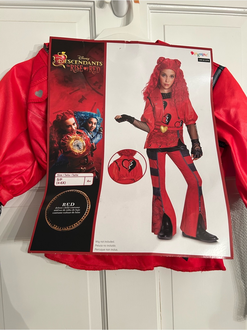 Disney Descendants Rise of Red Costume - 4-6